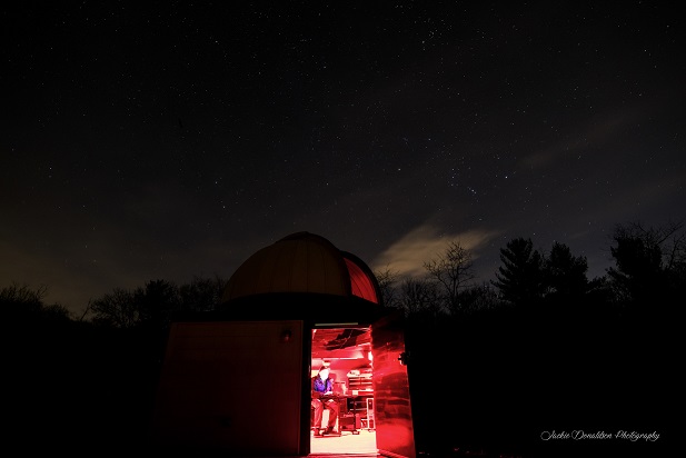 WASI Observatory at night